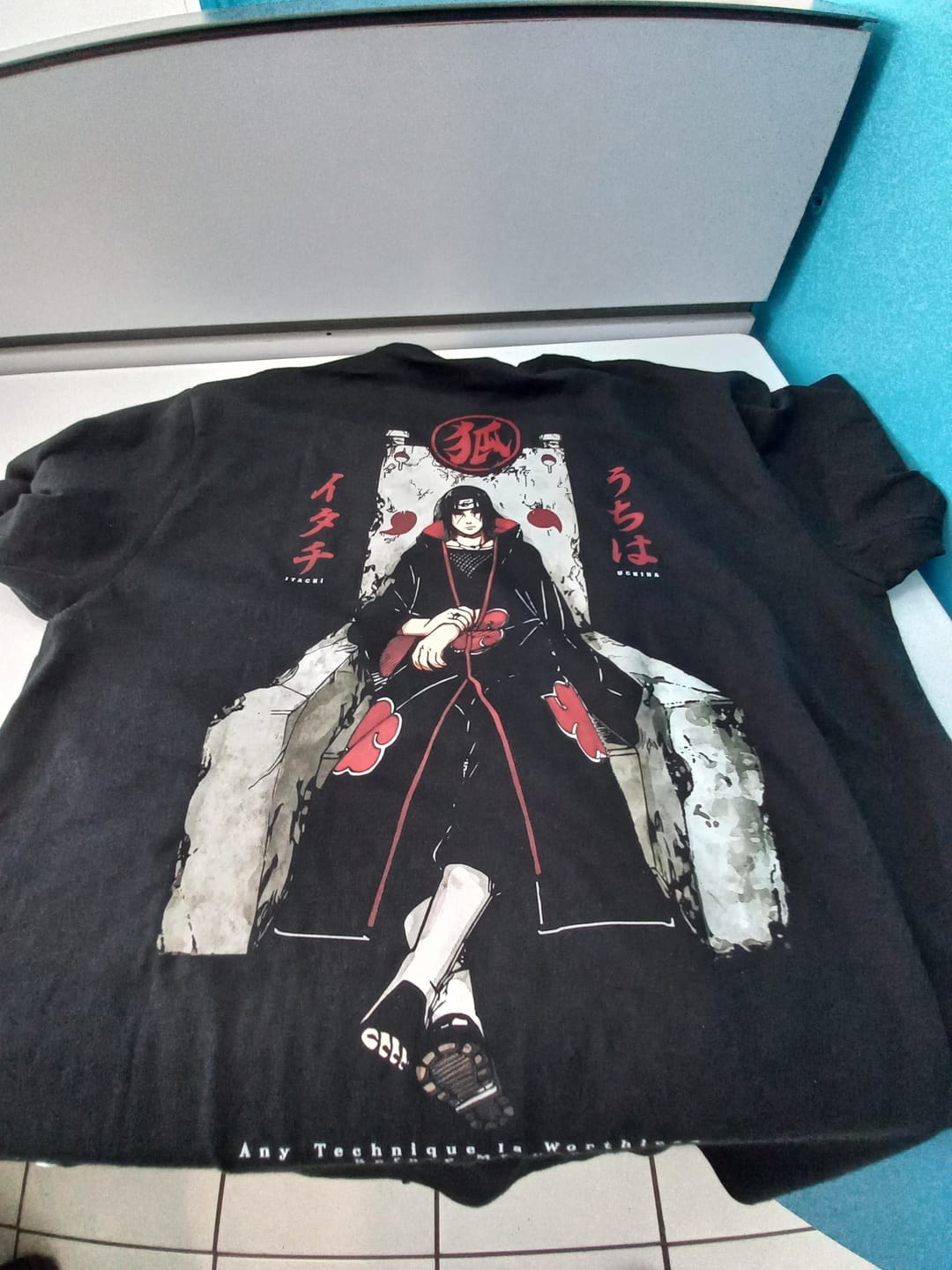 Customer photo review of Camisa Uchiha Itachi - Naruto