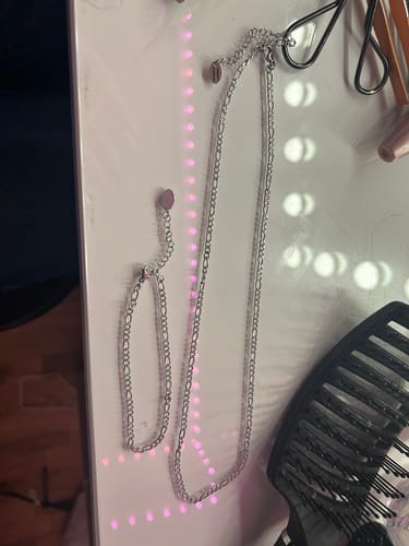 Customer photo review of Sicilian Necklace - Silver