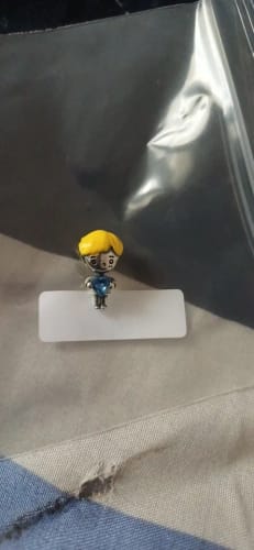 Customer photo review of 925 Sterling Silver Little Boy with Heart Charm