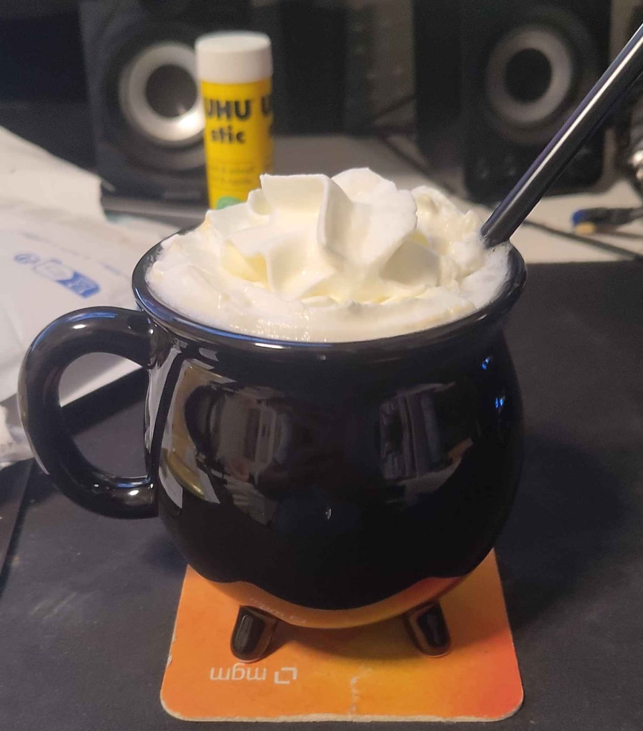Customer photo review of Schwarze Kessel Tasse