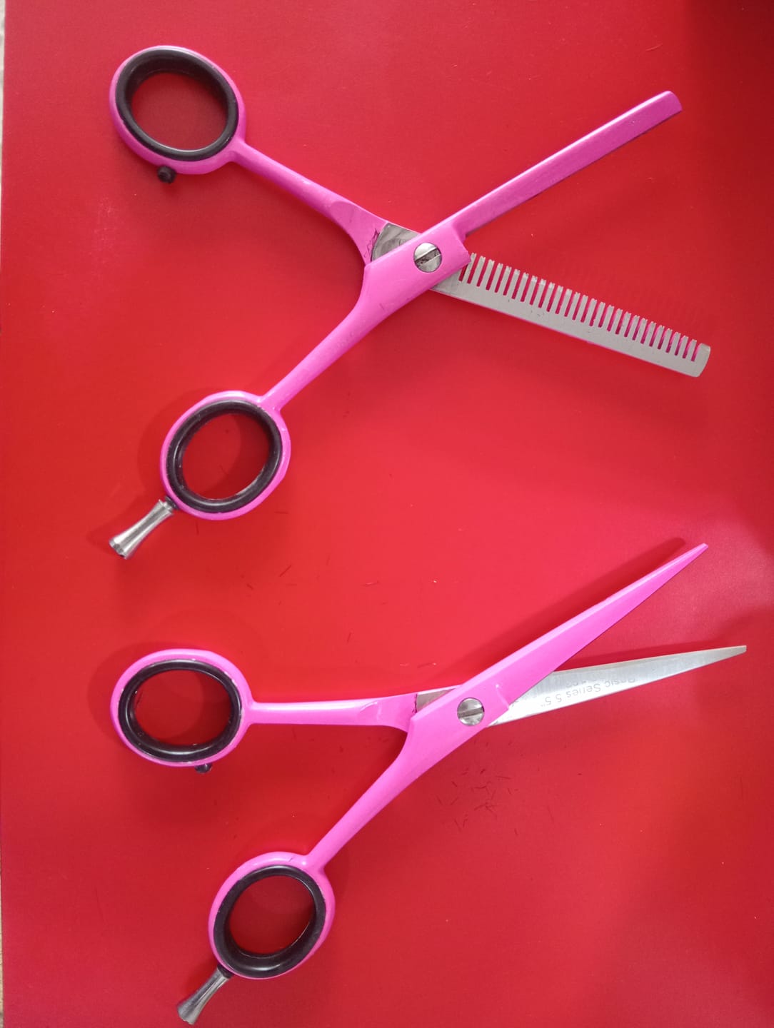 Customer photo review of Aashta - Tijeras Profesionales Titanio 5´5 pulgadas