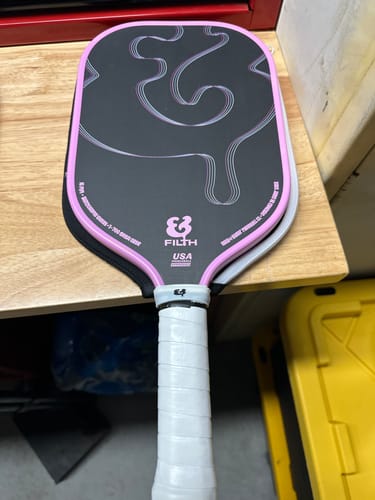 Customer photo review of The Filth 16mm Pickleball Paddle - Pink
