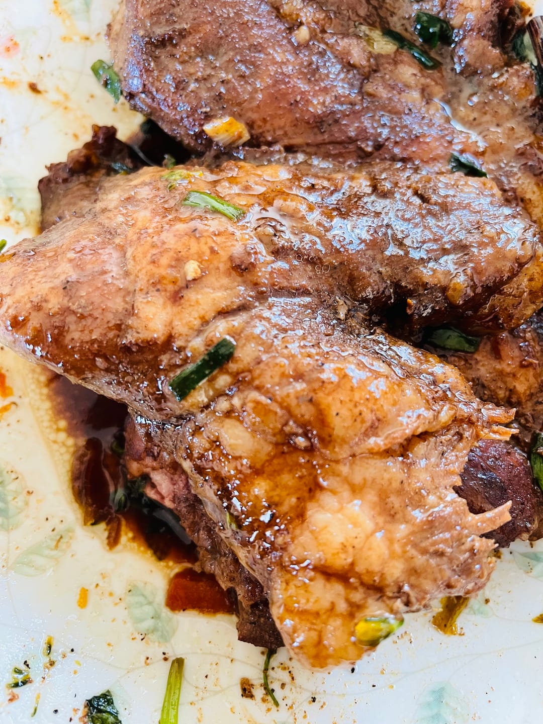 Customer photo review of Free Range Pork Ibérico Flank Steak (12oz avg portion)