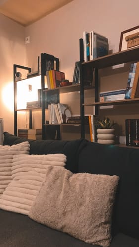 Customer photo review of Μεγάλη Βιβλιοθήκη Ράφι για Σαλόνι Γραφείο LL-S107K01