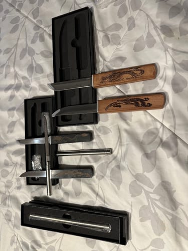 Customer photo review of World's First Dual Blade Chef Knife