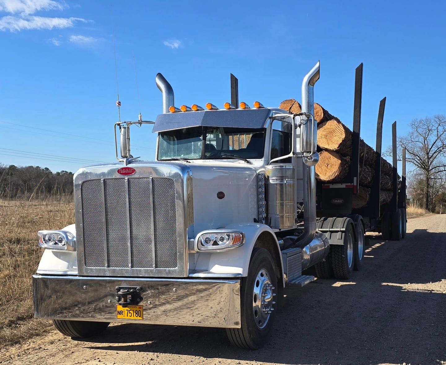 Customer photo review of Peterbilt 389 Trux headlights blackout and chrome dot approved ALL LED