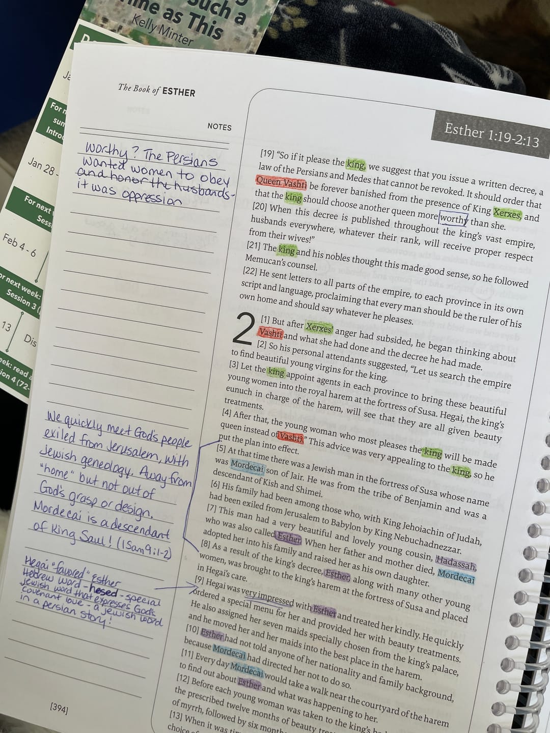 Customer photo review of Spiral Bible™ - NLT - Joshua - Esther (Softcover)