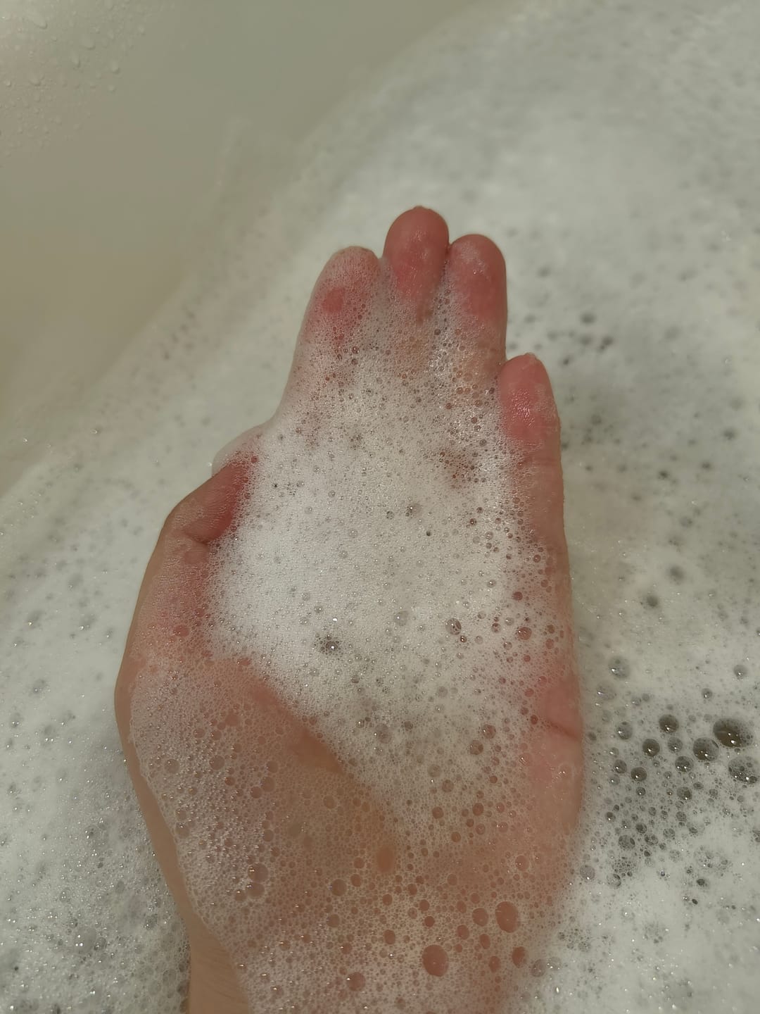 Customer photo review of Beary Sleepy Bubble Bath Dust