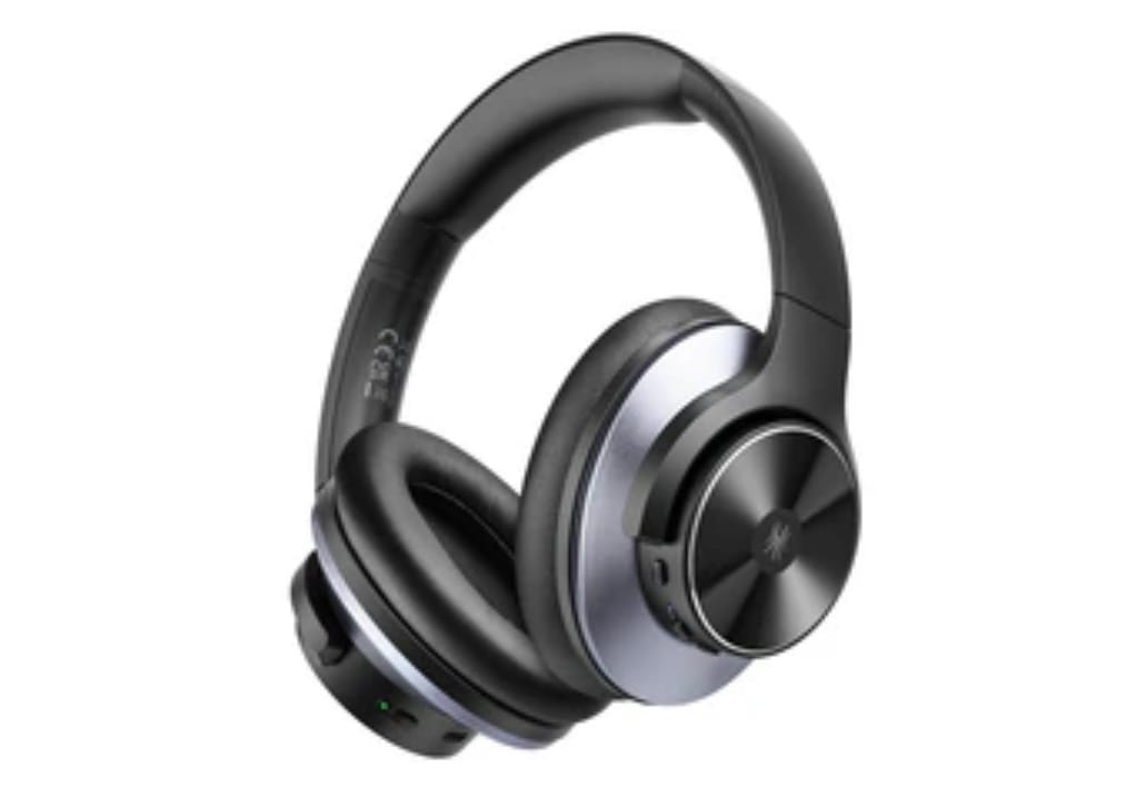 Customer photo review of Oneodio A Series - Bluetooth 5.0 Active Noise Cancelling Wireless Headphones - Built-in Microphone, Type C Charging & Carry Case