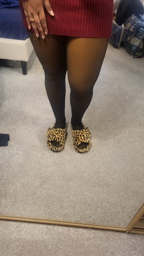 Customer photo review of TOAST - FLEECE-LINED TIGHTS - SHEER ILLUSION