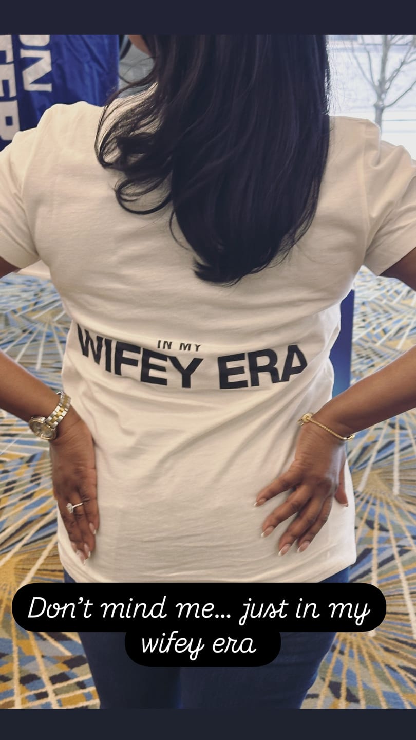 Customer photo review of In My Wifey Era Tee