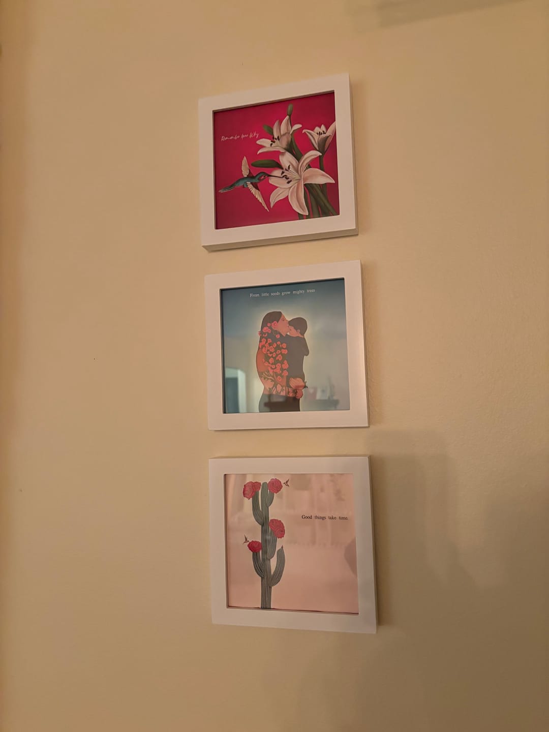 Customer photo review of Remember Your Why | Quote Art Print | NEW