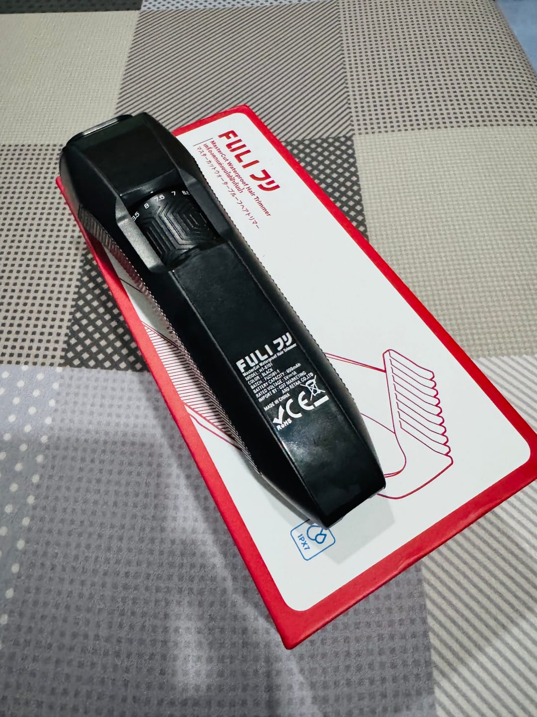 Customer photo review of เครื่องตกแต่งขนไฟฟ้ากันน้ำ | MasterCut Waterproof Hair Trimmer