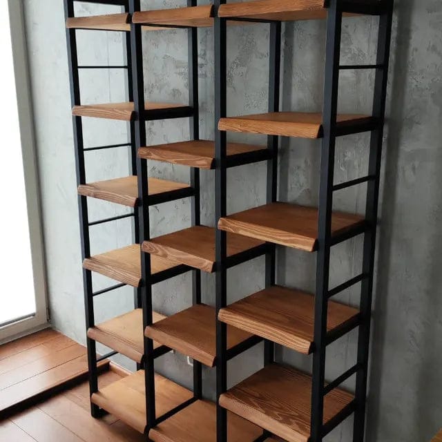 Customer photo review of Portland Room Divider Bookcase | Solid Wood Wide Design