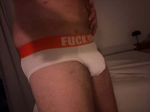 Customer photo review of THE PEACH BUBBLE BUTT JOCKSTRAP