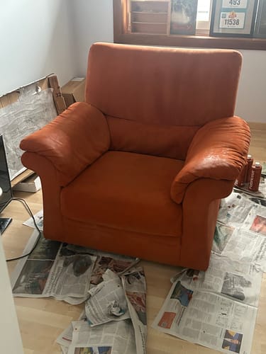 Customer photo review of Fabric Paint -- Orange