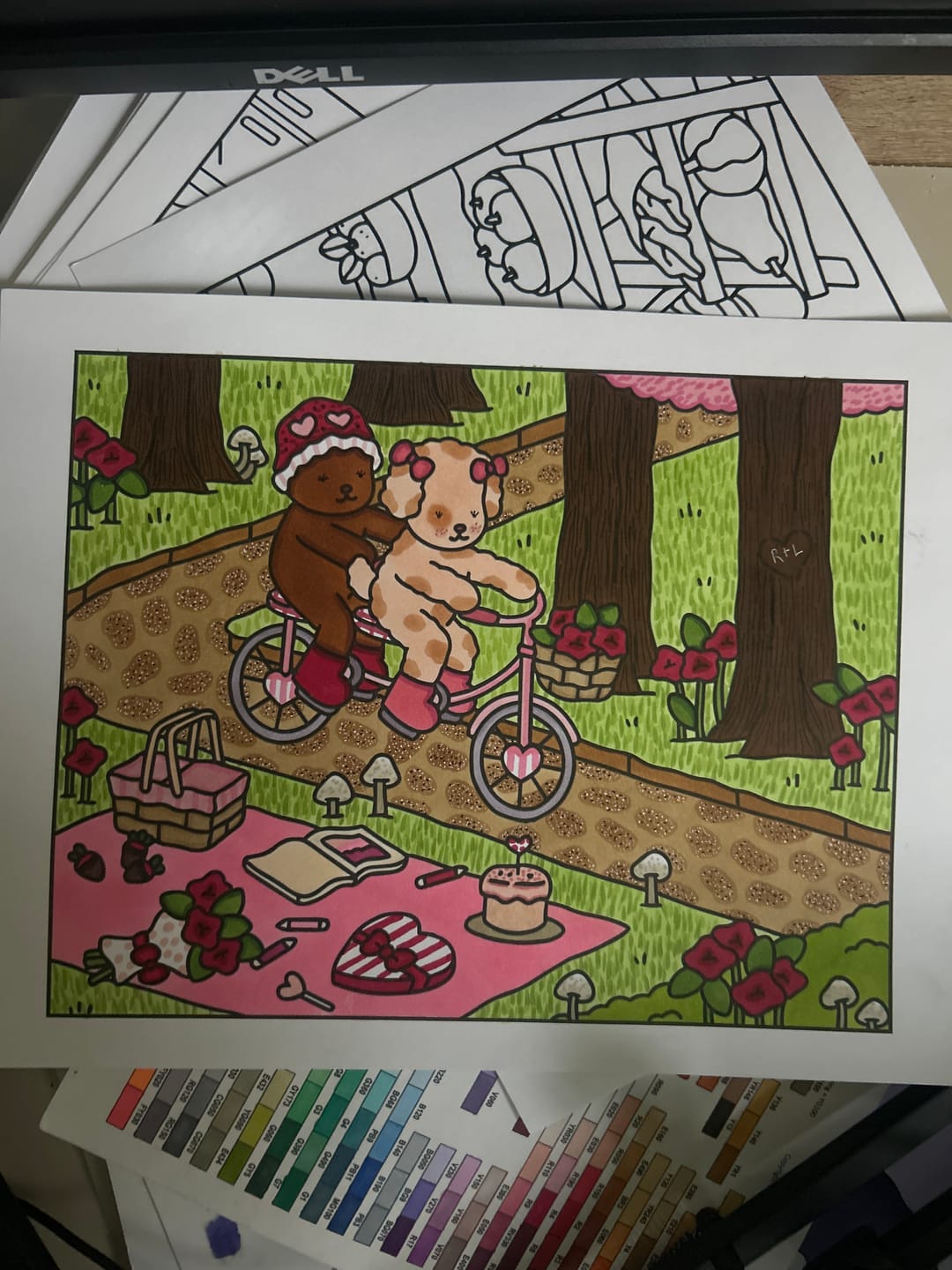Customer photo review of Ohuhu Honolulu Y250 / E17 Individual Marker, Brush & Chisel