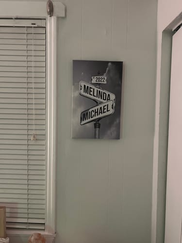 Customer photo review of COUPLES DATE OF LOVE by Cstm Canvas