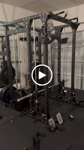 Customer video review of RitFit BUFFALO Multifunctional Smith Machine with Lat Pull Down and Cable Crossover for Versatile Strength Training