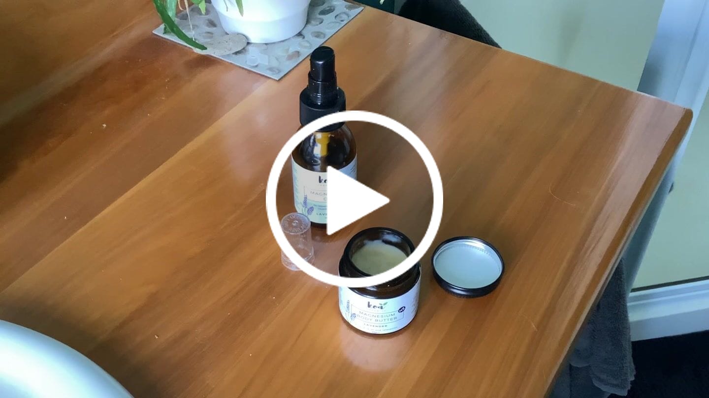Customer video review of RELAX & CALM: Magnesium Lavender Duo
