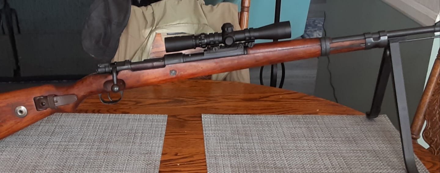 Customer photo review of Mauser K98K Ultra low-profile NDT Scout Mount for Long Eye Relief Scopes Gen 3