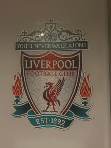 Customer photo review of Liverpool FC® Logo - Wooden Puzzle