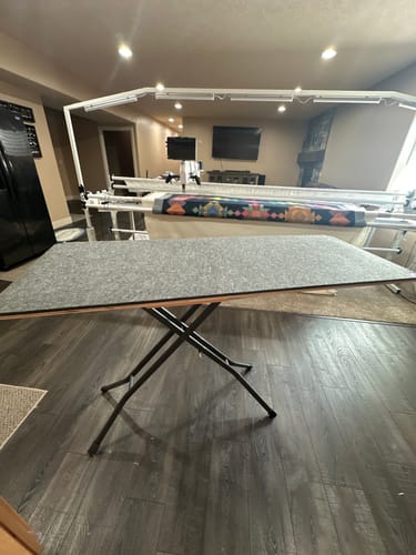 Customer photo review of Large Felted Wool Pressing Mats