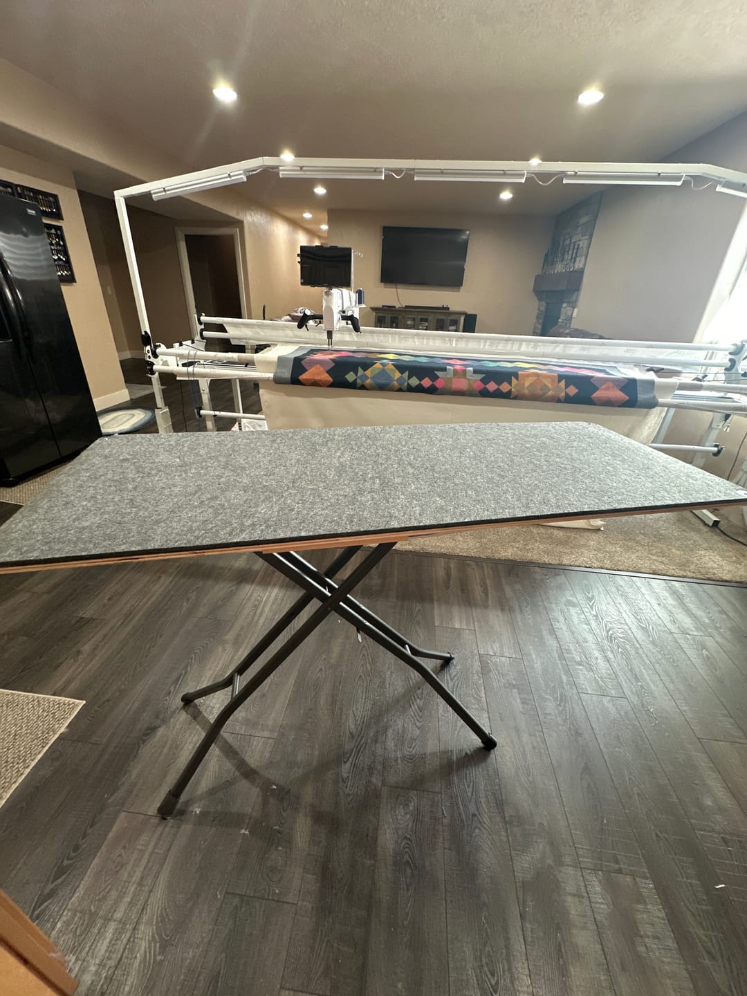 Customer photo review of Large Felted Wool Pressing Mats