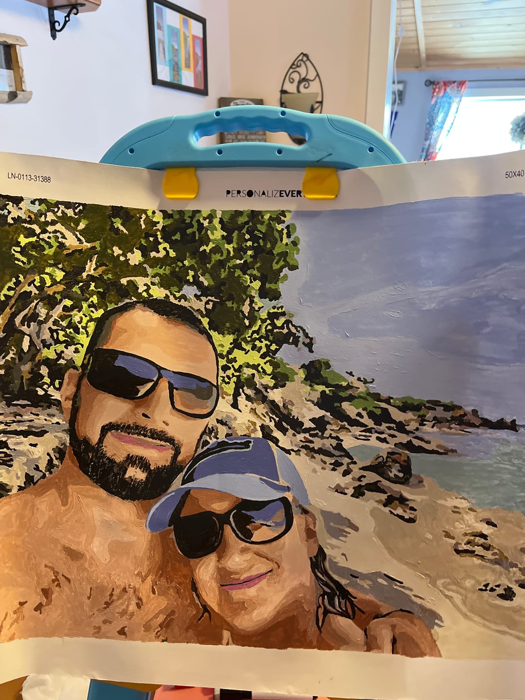 Customer photo review of Paint by Number Kit