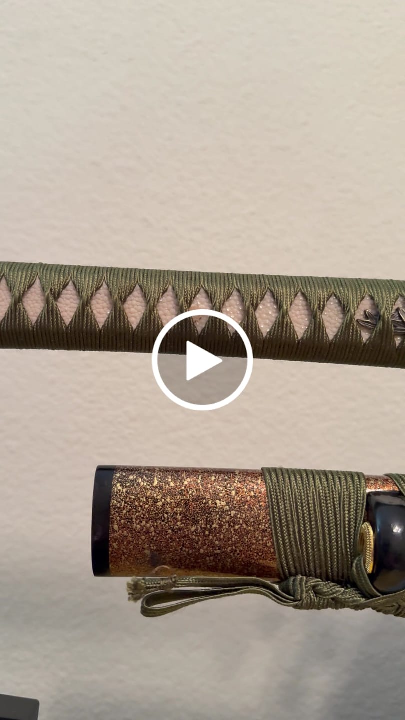 Customer video review of The Fukyo Katana Spring Steel Double Bohi Razor Sharp