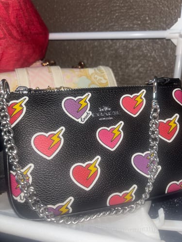 Customer photo review of COACH NOLITA 19 HEART BAG