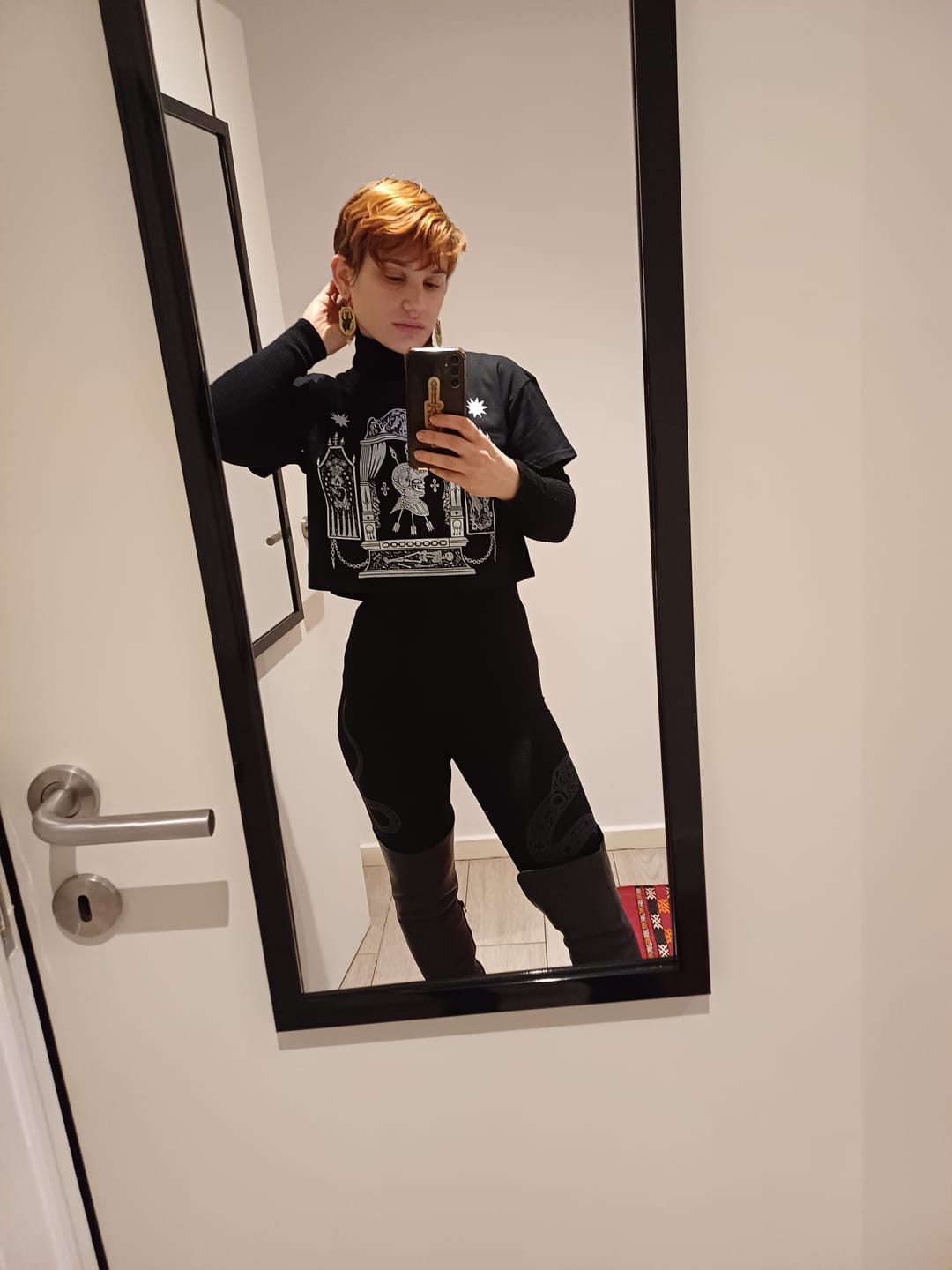 Customer photo review of Mausoleum Crop Tee