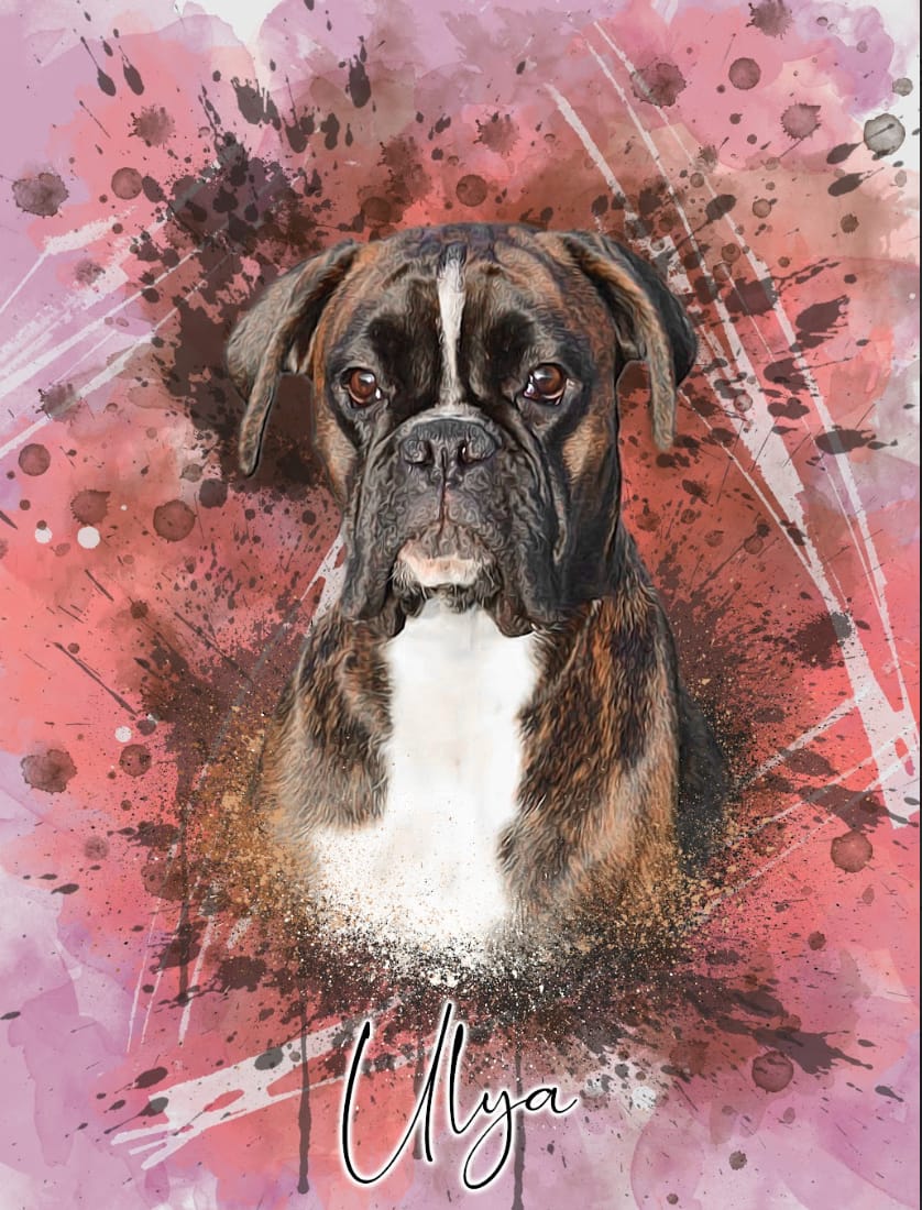Customer photo review of Portrait Aqua Art