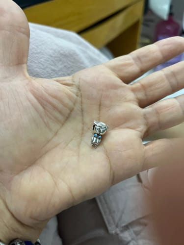 Customer photo review of 925 Sterling Silver Little Boy Charm