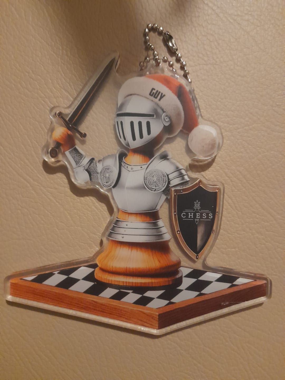 Customer photo review of Custom Name Chess Ornament, Chess Lover Christmas Gift