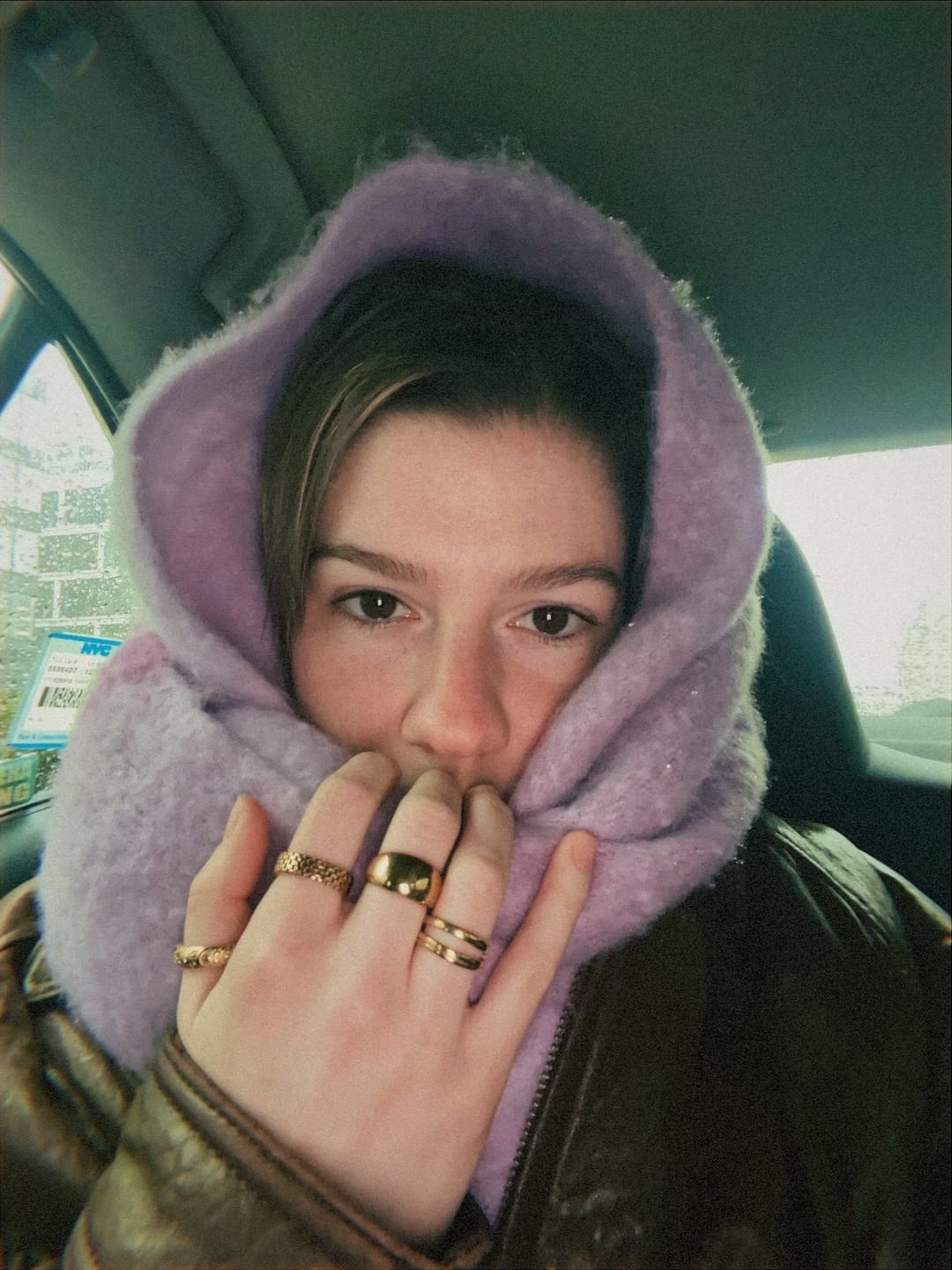 Customer photo review of Celia Chunky Gold Ring