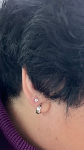 Customer photo review of Arracada Gruesa 12 mm