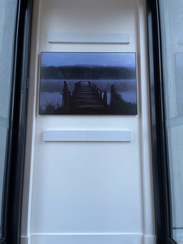 Customer photo review of Wall Mounted Drying Rack - Foldable Indoor and Outdoor Drying Rack