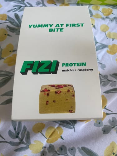 Customer photo review of Matcha + raspberry