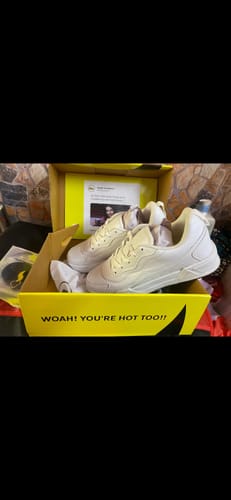 Customer photo review of OTTO Ray White Men's casual sneaker