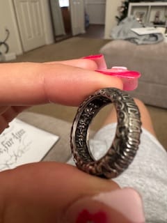 Customer photo review of UPGRADED CATACOMBS RING