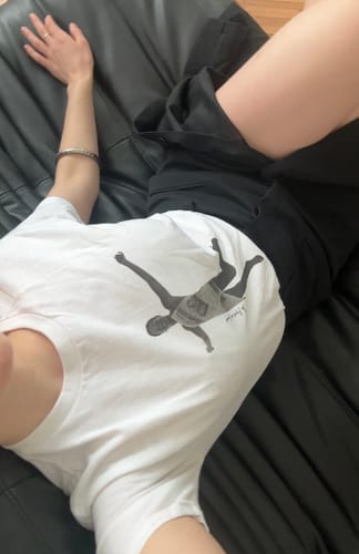 Customer photo review of good news baby tee