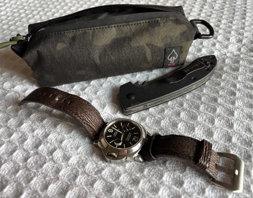 Customer photo review of The W.O.E. X-Pac Strap Pouch