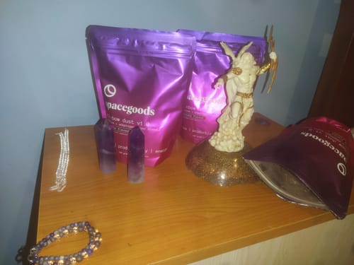 Customer photo review of rainbow dust