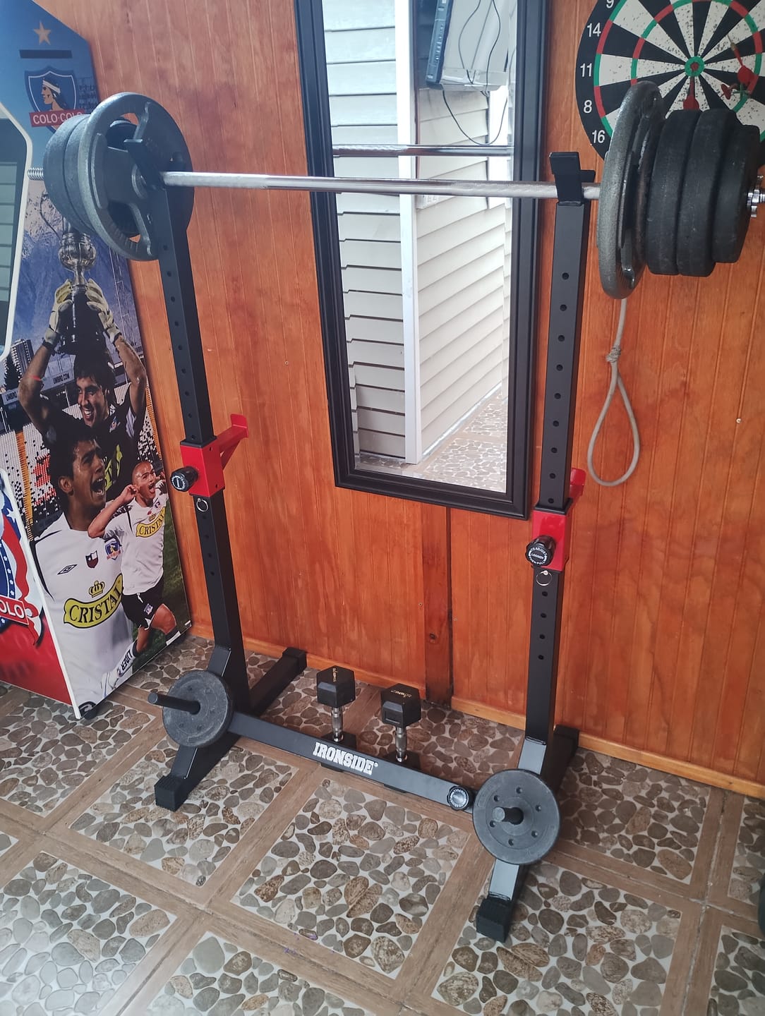 Customer photo review of Squat Rack IRONSIDE