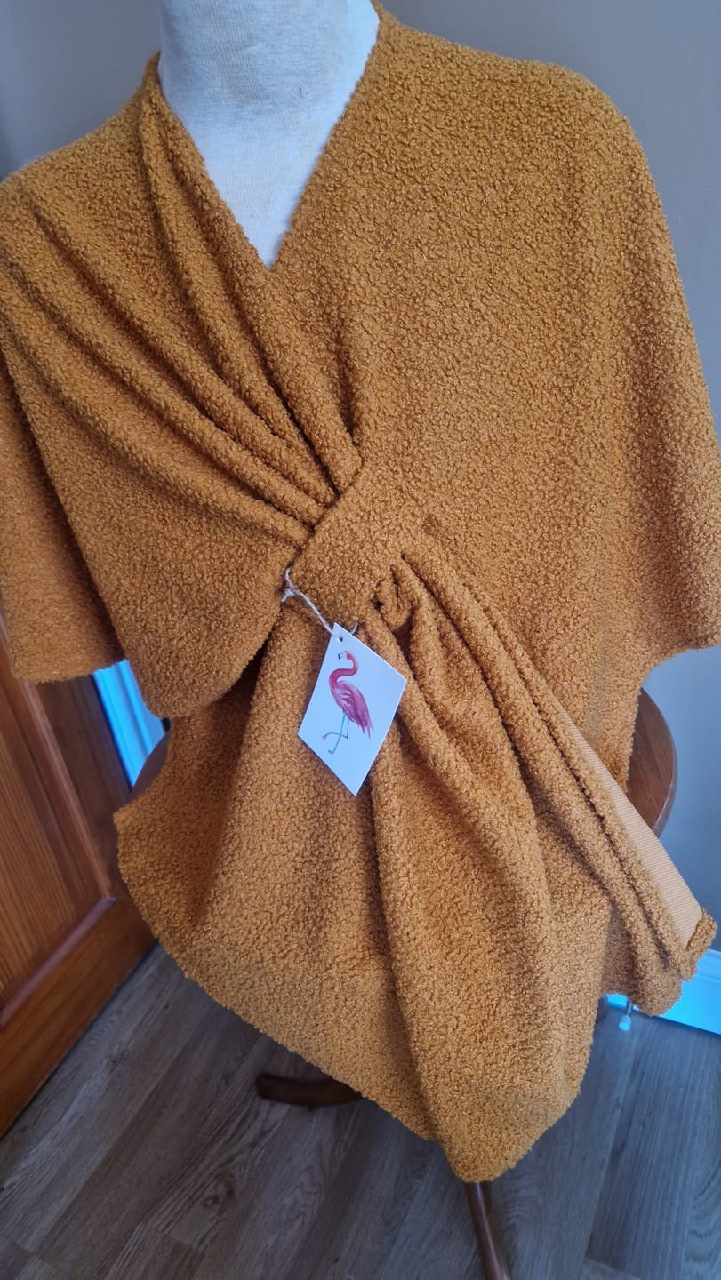 Customer photo review of Plain Sheep Loop Boucle Fabric