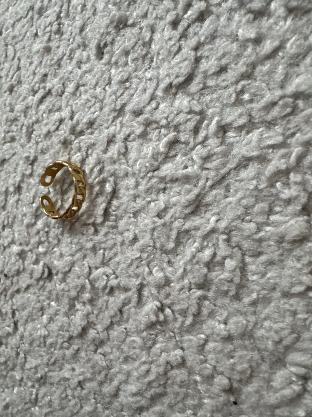 Customer photo review of Hi-Life Lock Ring 14K Vergoldet