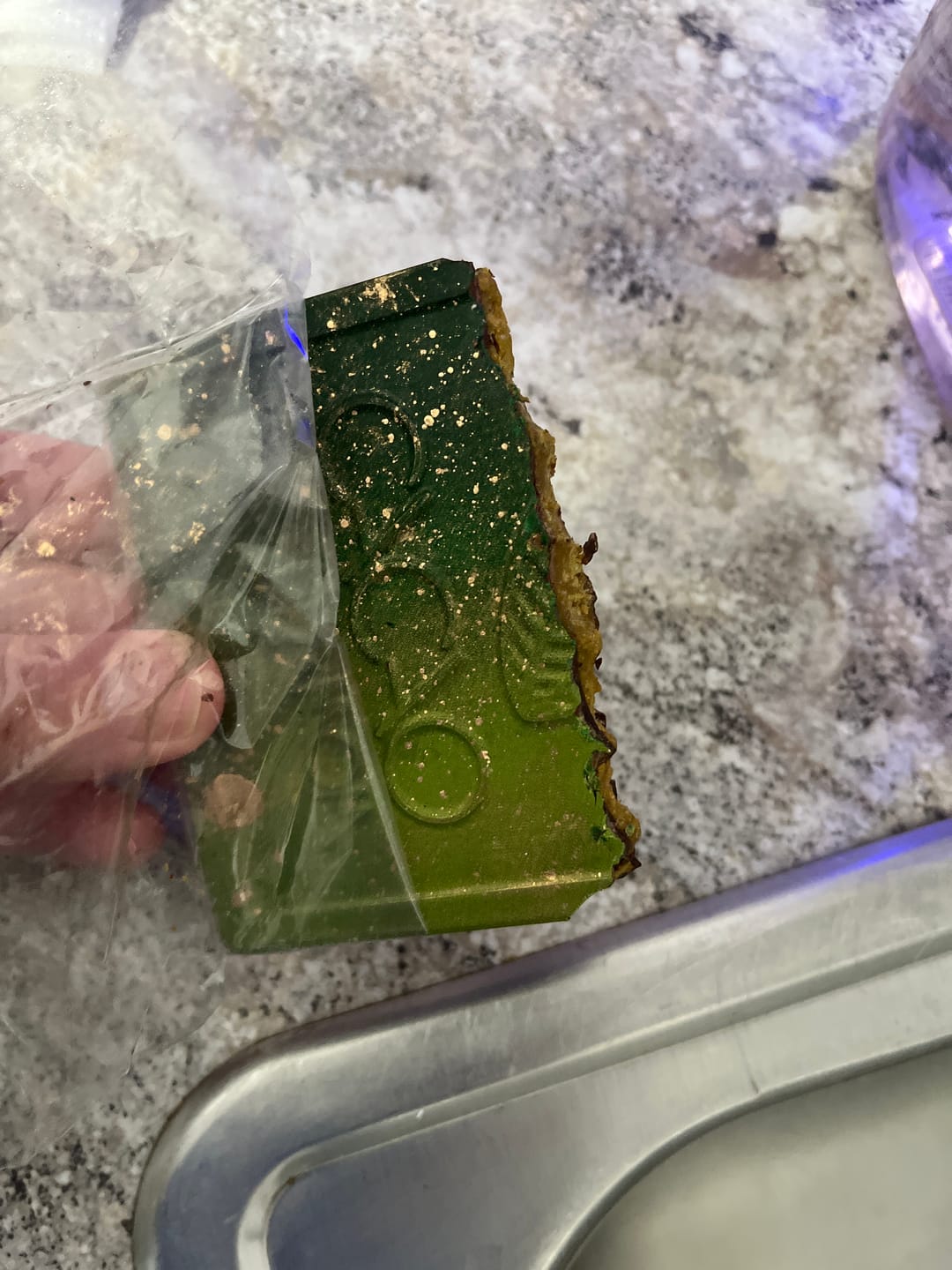 Customer photo review of Dubai Pistachio Knafeh Artisan Bar