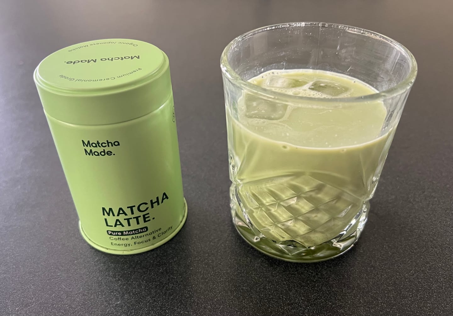 Customer photo review of Unsweetened Matcha Latte