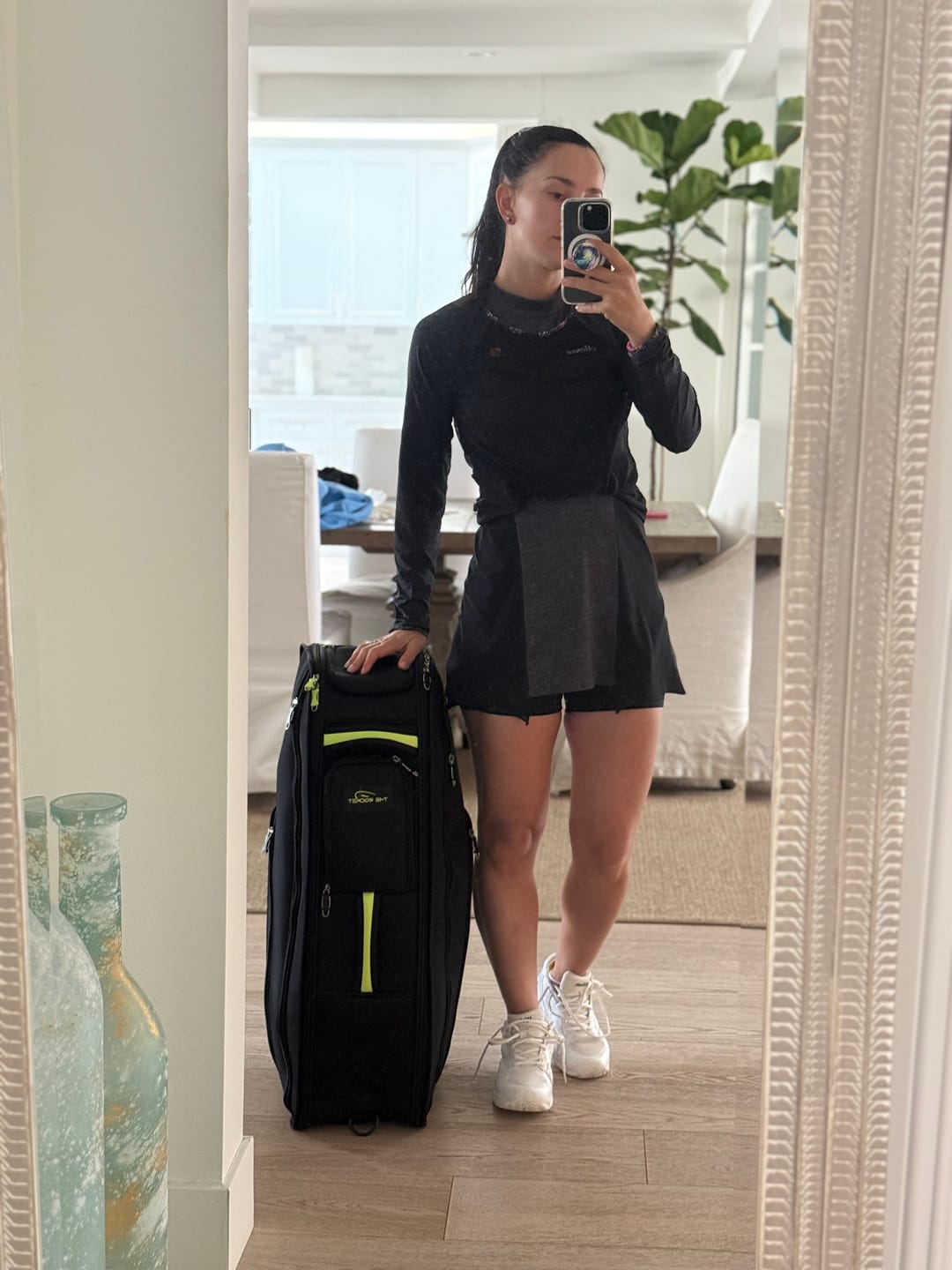 Customer photo review of The Rocket Tennis Racquet Bag